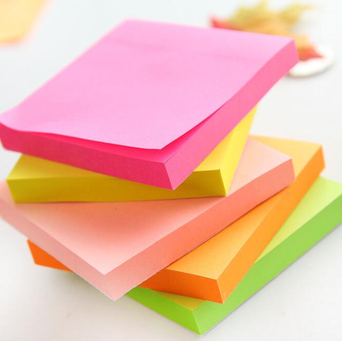 Sticky Notes 3x3 Inch 100Sheets  Bright BKESNB3X3
